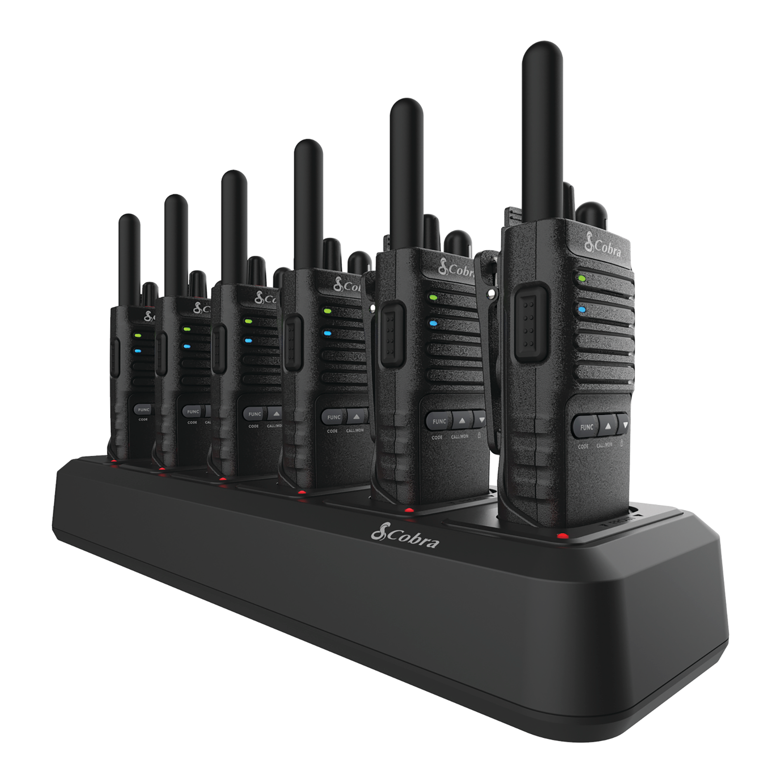 Cobra PX650 Pro Business 2W 6-Pack FRS 2-Way Radios with Charging Port ...